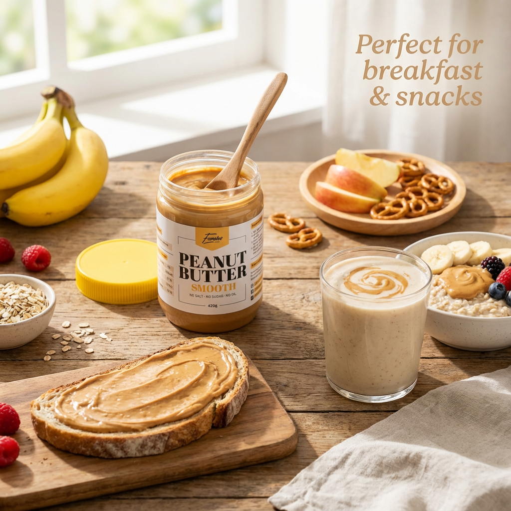 零添加糖顺滑花生酱